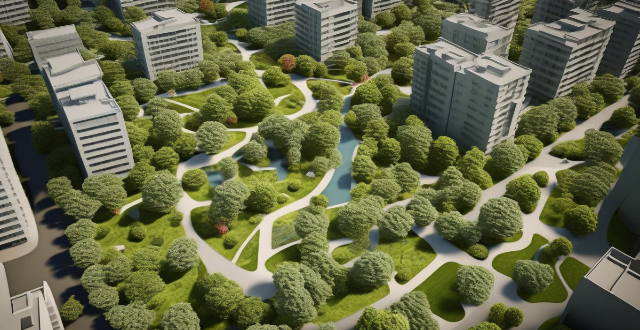 How can urban green spaces improve residents' quality of life