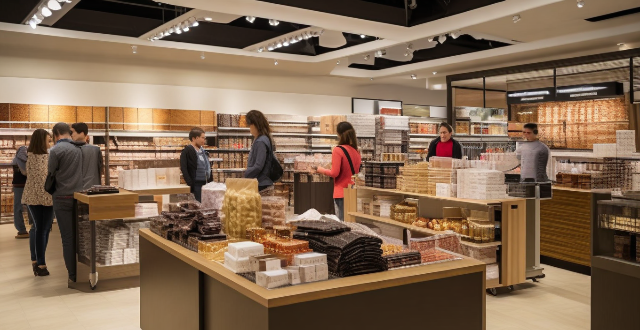 What are the advantages of shopping for luxury goods at department stores versus boutiques