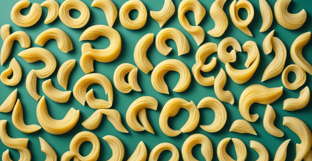 What are the most popular pasta shapes used in Italian cuisine