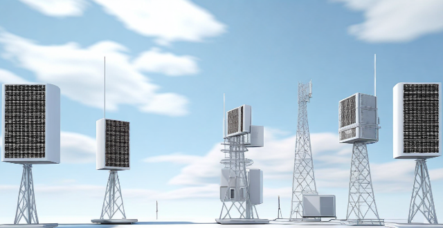 How do communication base stations work