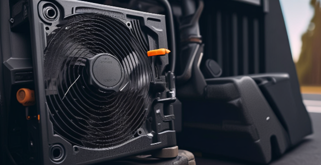 What are the benefits of using a larger case fan for cooling