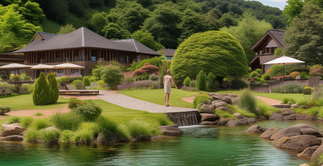 How long should I stay at a hot spring resort to fully relax